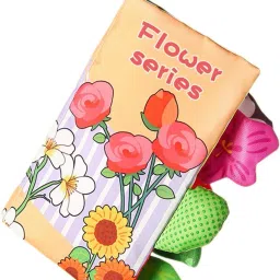 Soft Cloth Baby Books | 0-6 Months High Contrast Sensory Baby Toy | 6-12 Months Rattle-19