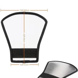 ALFASIYA Flash Bounce Speedlight, Universal Mount for Canon, Nikon & other (Pack of 2) FLASH Diffuser image 2