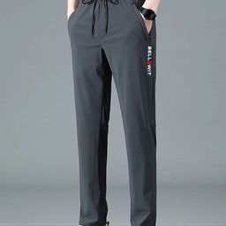 bellwit Men Solid Grey Track Pants-picture-24