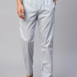 Urban Scottish Men's Grey Cotton Lounge Pants Men Pyjama-image-54
