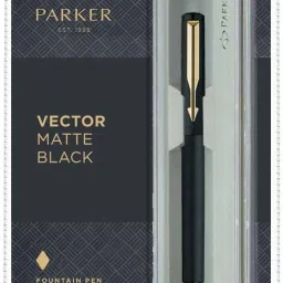 Parker Vector GT Fountain Pen, Matte Black Fountain Pen-image-50
