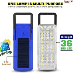36 High-Bright LED Light with Android Charging Support With Solar 8 hrs Lantern Emergency Light-image-50