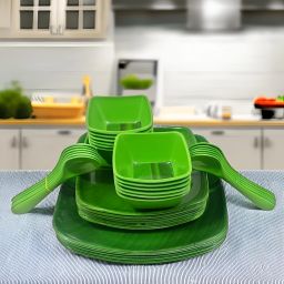 Pack of 36 Melamin Melamine Dinner Set for parties and ideal for picnics-perfect for all occasion Dinner Set-image-4
