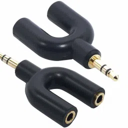 Bhani Black 3.5 mm Audio Phone Converter-image-67