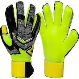 Football Goalkeeper Gloves with Flexible Finger Guard- Green - Size 10 Goalkeeping Gloves-image-23