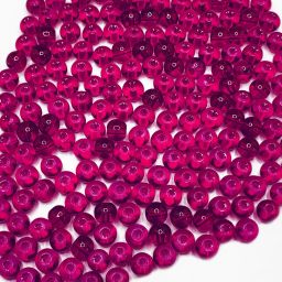 6mm Magenta Glass Pearl Beads for Jewellery Making-image-64