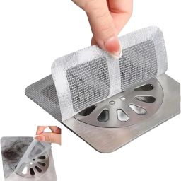 Disposable Drain Hair Catcher Sticker Net Tub filter for Kitchen,Bathroom 20 Pcs Hair Wash Basin-image-17