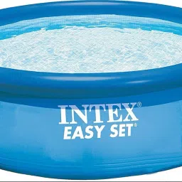 Blue Pvc (Ind*88) Inflatable Swimming Pool 10 Feet With Free Pump 10ft X 30in Inflatable Swimming Pool-18