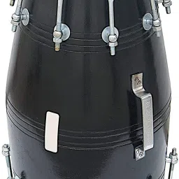 Dholak in Mango Wood Polished Wooden Bongo-image-56
