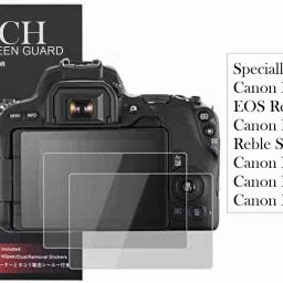 KANCHA Edge To Edge Tempered Glass for Canon EOS 200D, EOS Rebel Sl2, Canon EOS 250D, Reble SL3, Canon EOS M50, Canon EOS M100, Canon EOS 200D II-image-16