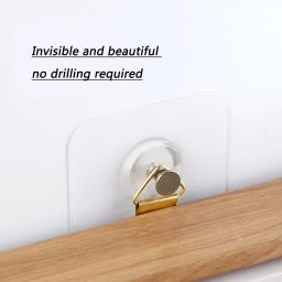 critom wall hooks without drill self adhesive hooks shelf organizer Hook 20 image 5