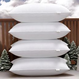 Microfibre Solid Sleeping Pillow Pack of 4-13
