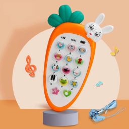 Animal Sound Musical Toy Phone Learning Mobile for Kids with Lights & Music-24
