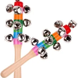 Baby Handle Jingle Bell Round Face Rattle Toys pack of 2 Rattle-image-25