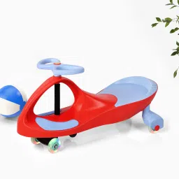 Swing Car Ride On With 360 Rotating Handle & PU Wheels, 50kg Weight Capacity Car Car Non Battery Operated Ride On-13