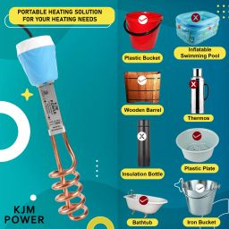 KG003 Water Heater For Home 2000 W Shock Proof Immersion Heater Rod-picture-22