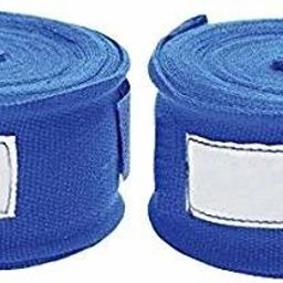Cotton/Nylon Boxing Hand Wraps Elastic Hand & Wrist Support (Blue) Boxing Hand Wrap-image-67