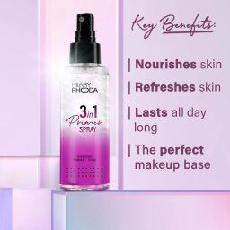 hilary rhoda 3-in-1 Primer Spray |Lightweight & Water-Based Primer | Dewy Finish |Oil Control Primer - 120 ml image 3
