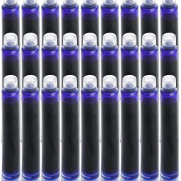 Blue Fountain Pen Ink 27 Pc Cartridge Refills for Fine Writing & Calligraphy Ink Cartridge-40