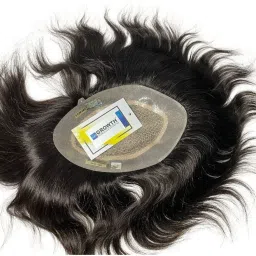Golden Mirage Patch For Men 100% natural human Patch for (10X8) Extension Hair Extension-image-87