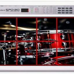 Rhythm Pro Drum Set Vinyl Stickers Set of 8pcs Compatible with SPD20/SPD-11/SPD-8. (A) VINYL Laptop Decal 8-image-24