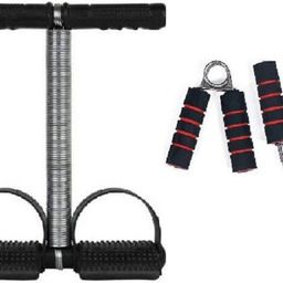 fitronyx HOME GYM COMBO OF DOUBLE SPRING TUMMY TRIMMER WITH 2PC FOAM HAND GRIP Fitness Accessory Kit Kit-picture-1