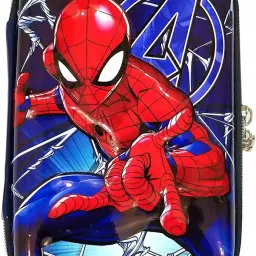 Pack of 1 Spidermna Superhero Pencil Case Superhero Art EVA Pencil Box-image-55