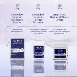 VLCC Insta Glow Diamond Bleach - Sparkling, Diamond - like Fairness image 5