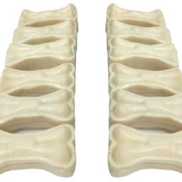 3 Inch 12 Pcs White Digestible Rawhide Pressed Bone Dog Chew For Dogs Dog Chew-image-6