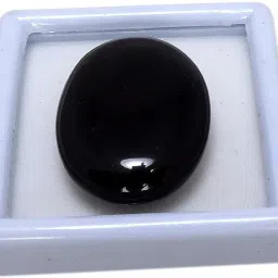 Sahiba Gems Black Cut Natural Agate Gemstone-image-28