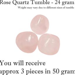 ROSE-QUARTZ-TUMBLE-50GRAM Regular Round Crystal Stone-image-58