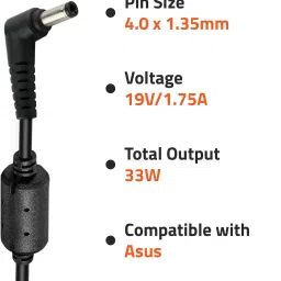 artis Laptop Adapter without Power cord 45 W Adapter image 4