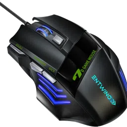 ENTWINO iMiceX7 Gaming Mouse 7 Buttons RGB Light Sports Design For Laptops & PC, Braided Wired Ambidextrous OpticalGaming Mouse-21