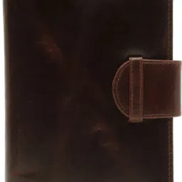 Men Travel, Casual, Trendy Brown Genuine Leather RFIDCard Holder-image-6