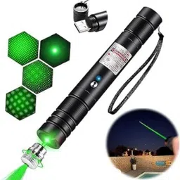 Prikuna Green Laser Light Pointer Pen – Powerful Beam, 532nm Wavelength & Disco Light-12