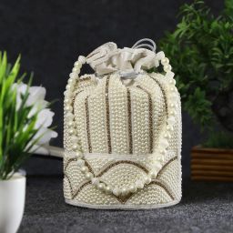 Girls White Potli-image-15