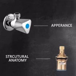 NWR FAUSETSenkiddpro-Jet Spray + Triangle AW H84 Spray Flat Nozzle 1m Heavy PVC Hose for Home/Office Cartridge Faucet-image-26