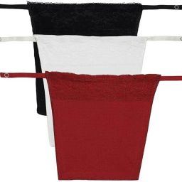 Women Black, White, Maroon Mock Camisole-image-57