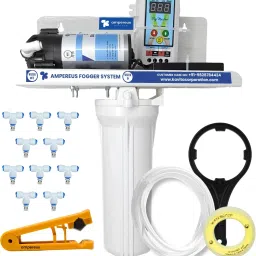 Fogger Kit for Dairy, Poultry & Animal Farm with 10 Nozzles (Nozzle Dist. 1.4m) 2.5 L Hand Held Sprayer-3