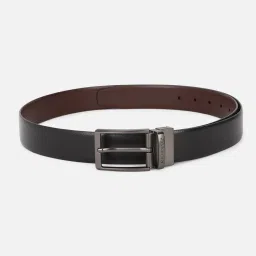 Men Formal Brown Genuine Leather Belt-image-4