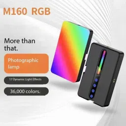 RETRACK M160 Pokcet Fill Light Color RGB Lights,1800mAh Rechargeable,Dimmable 3 ColdShoe Flash-27