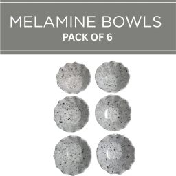Melamine Serving Bowl Stylish Melamine Serve Bowls Pack of 6 for Dining Table-image-89