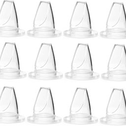 Baby Feeding Bottles Silicone Sipper Nipples (Pack 0f 12) - 40 ml-image-94