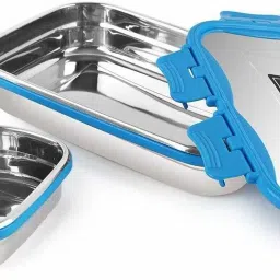 Click It Medium Pack for Office & School Use | Leak proof | Easy to clean 2 Containers Lunch Box-29
