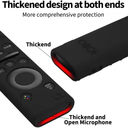 oboe Front & Back Case for Samsung Smart Tv Remote BN59-01311 Samsung QLED TV Remote Open Key Cover with Loop image 4