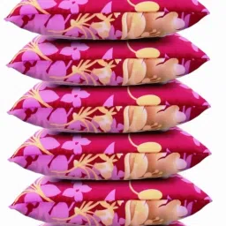 LUXURY Polyester Fibre, Microfibre Solid Sleeping Pillow Pack of 6-10