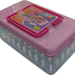 45 Reels Storage Box, Thread and Needles box for Tailoring Kit Home sewing Kit with Storage Tray for Needles, buttons, bobbins Inchtapes Etc. Sewing Kit-14
