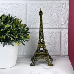 Paris Eiffel Tower Metallic Souvenir miniature statue 18 cm Decorative Showpiece Decorative Showpiece - 13 cm-24
