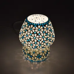 ionic glass Home Decor Mosaic Glass Table Lamp Table Lamp image 3