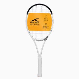 Galatic White, Black Strung Tennis Racquet-image-49